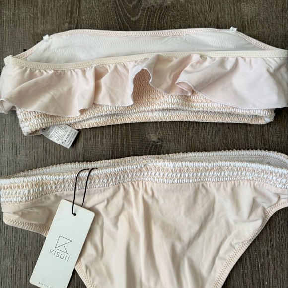 KISUII***Pink/White Bikini Set***Small $358 - Picture 5 of 5